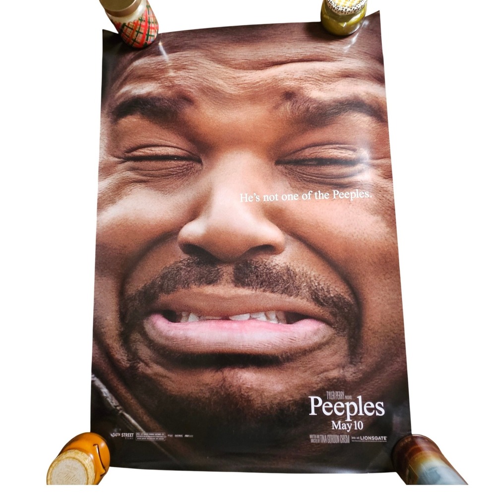 Peeples 2013 Original Movie Poster 27x40 Craig Robinson Kerry Washington D/S